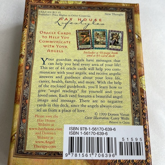 Healing with the Angels Doreen Virtue Oracle Cards - Picture 2 of 6